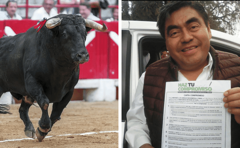 miguel barbosa corridas de toros en Puebla