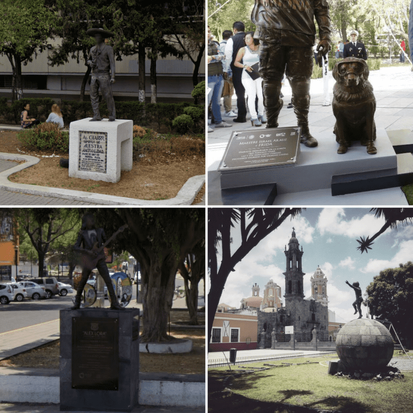 Estatuas y/o monumentos de Puebla que tal vez no conocías