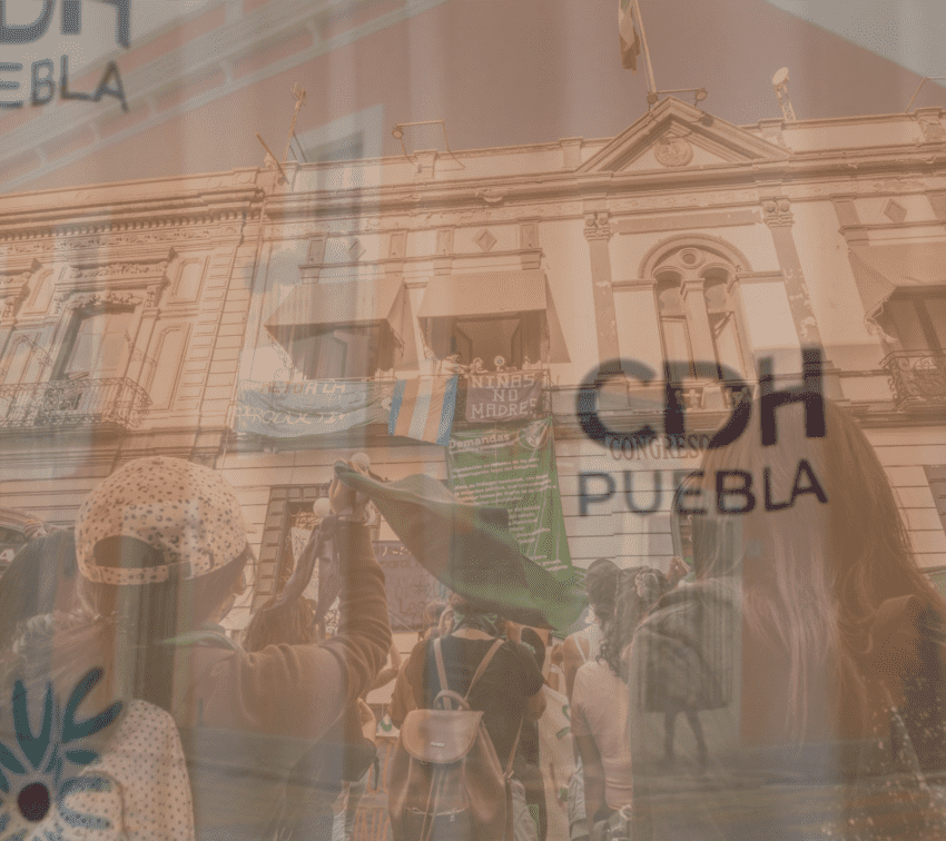 16 días después, CDH se pronuncia por la toma del Congreso de Puebla