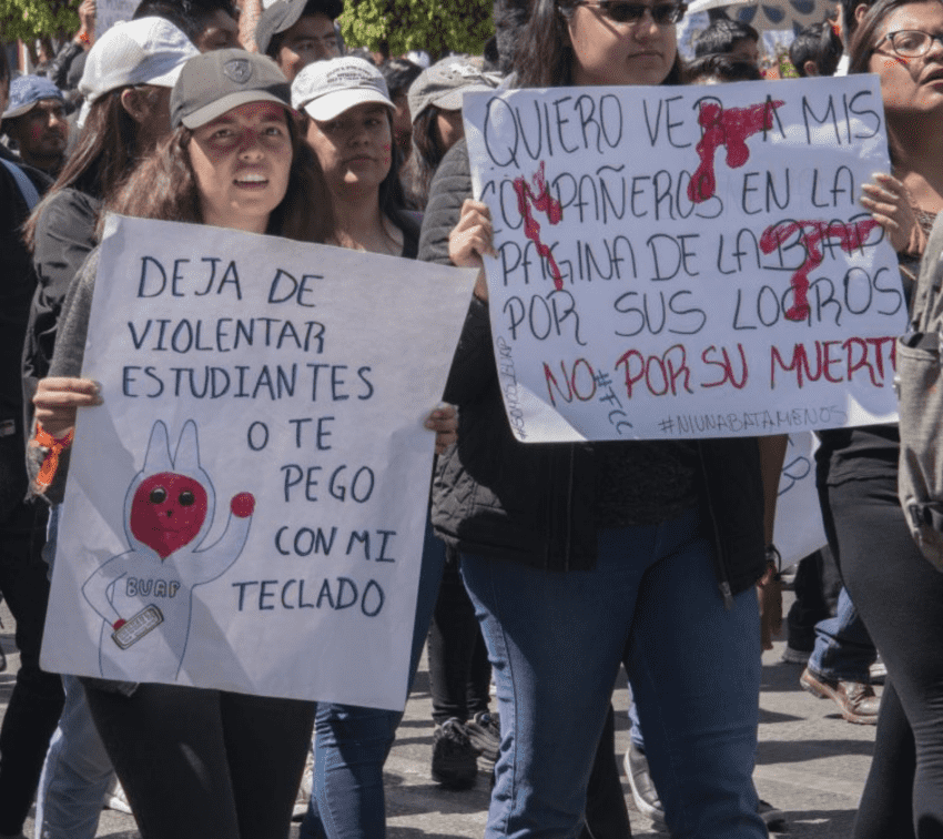 Estudiantes de la BUAP son víctimas de homicidio y tentativa de feminicidio