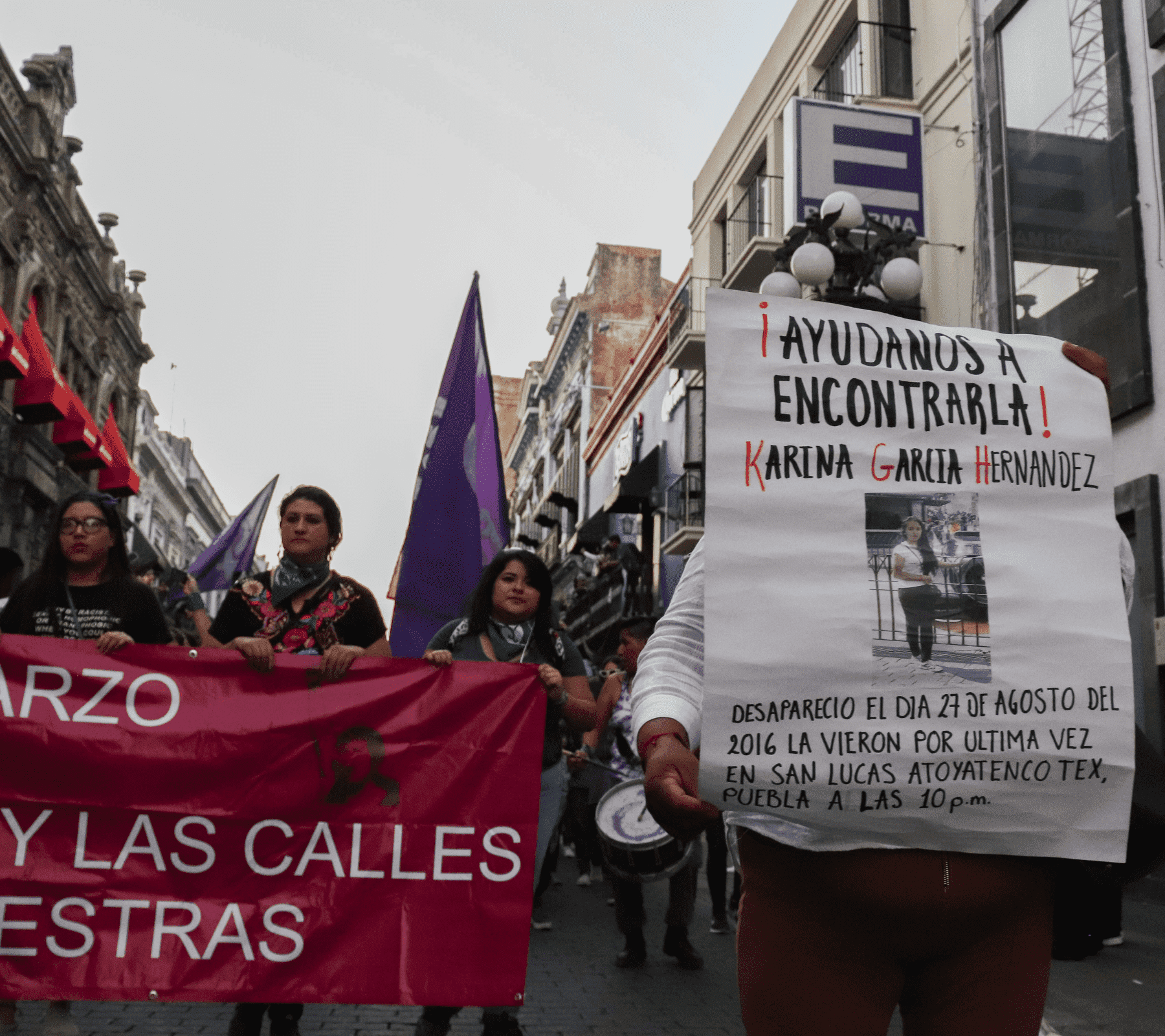 mujeres desaparecidas en Puebla