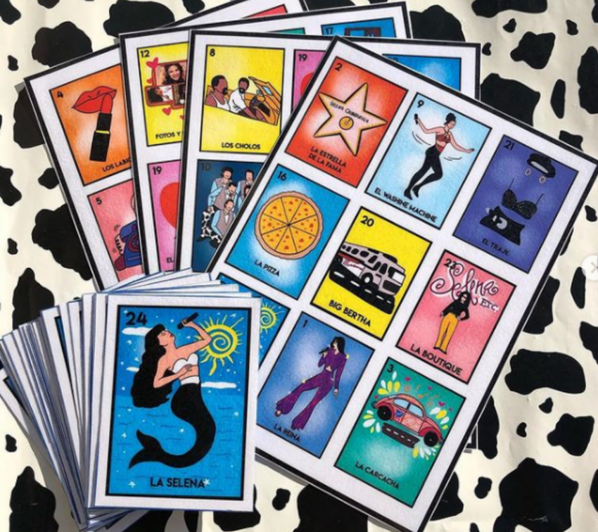 Mexicana recrea lotería de Selena y causa sensación en redes