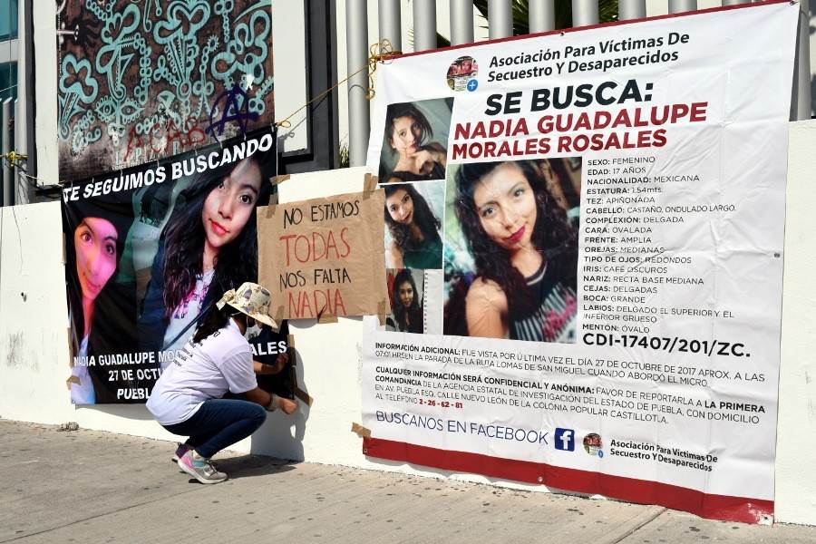 Personas desaparecidas en Puebla  Fotografía: Olga Valeria Hernández 