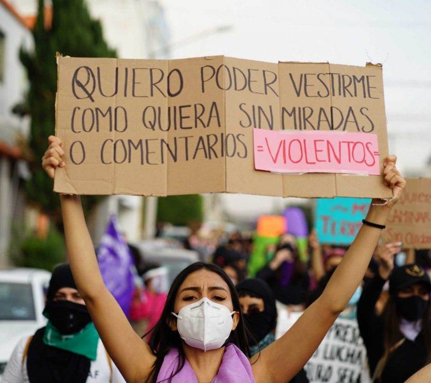 Miles de mujeres en Puebla vuelven a tomar las calles