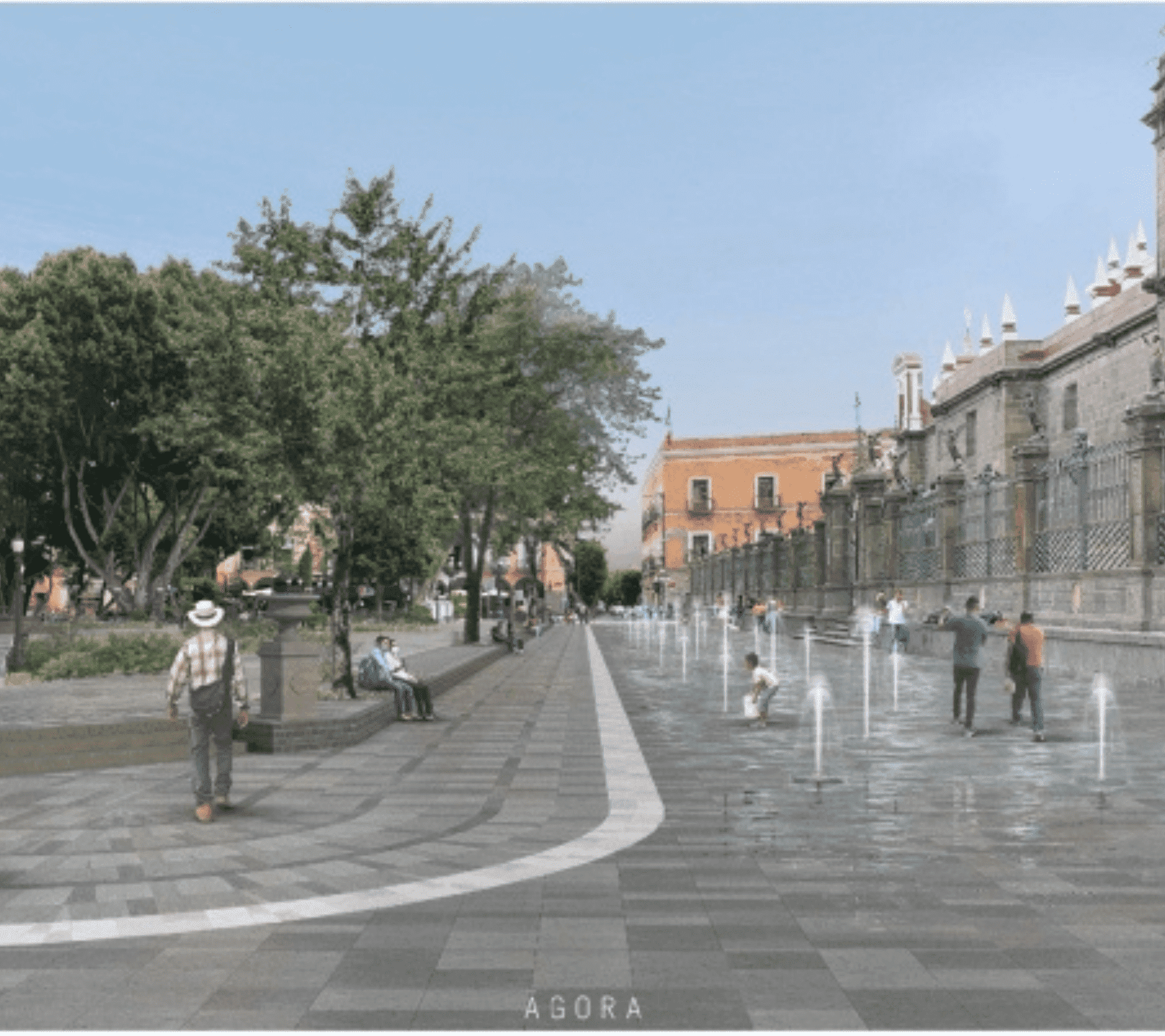 Remodelación del Zócalo de Puebla durará seis meses