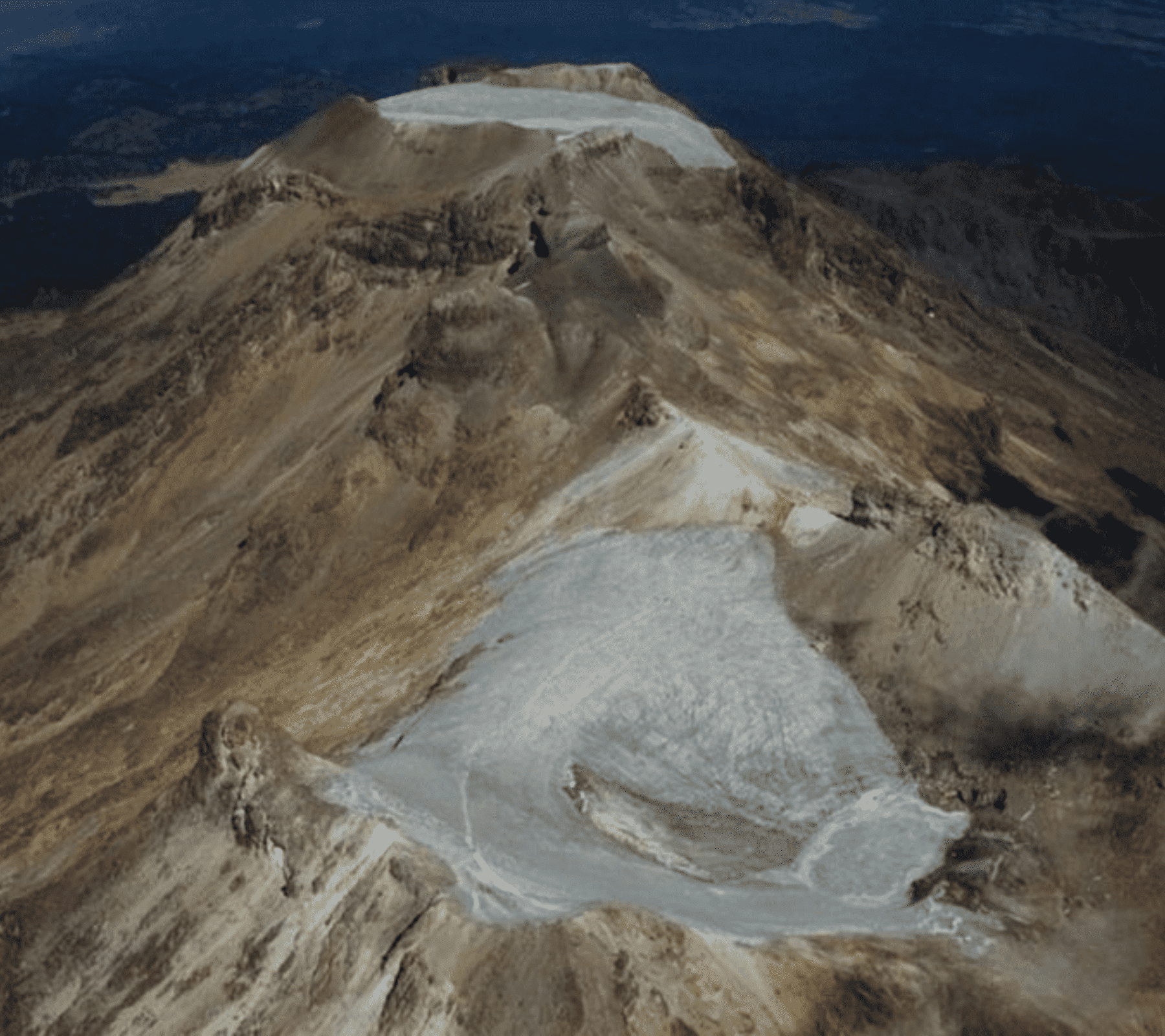 Se extingue el glaciar de Ayoloco en el Iztaccíhuatl