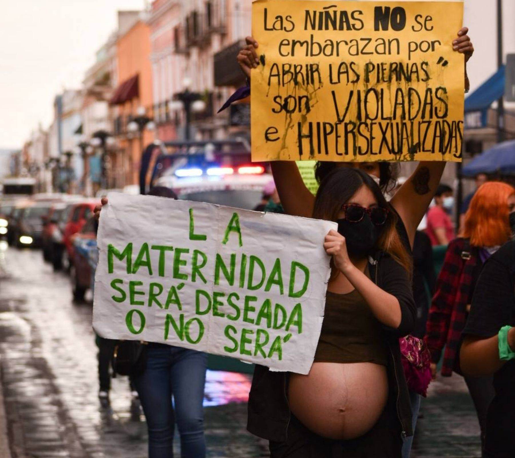 La despenalización del aborto en Puebla ha sido una de las principales demandas de los movimientos feministas en el estado. Fotografía: Daniel Chazari