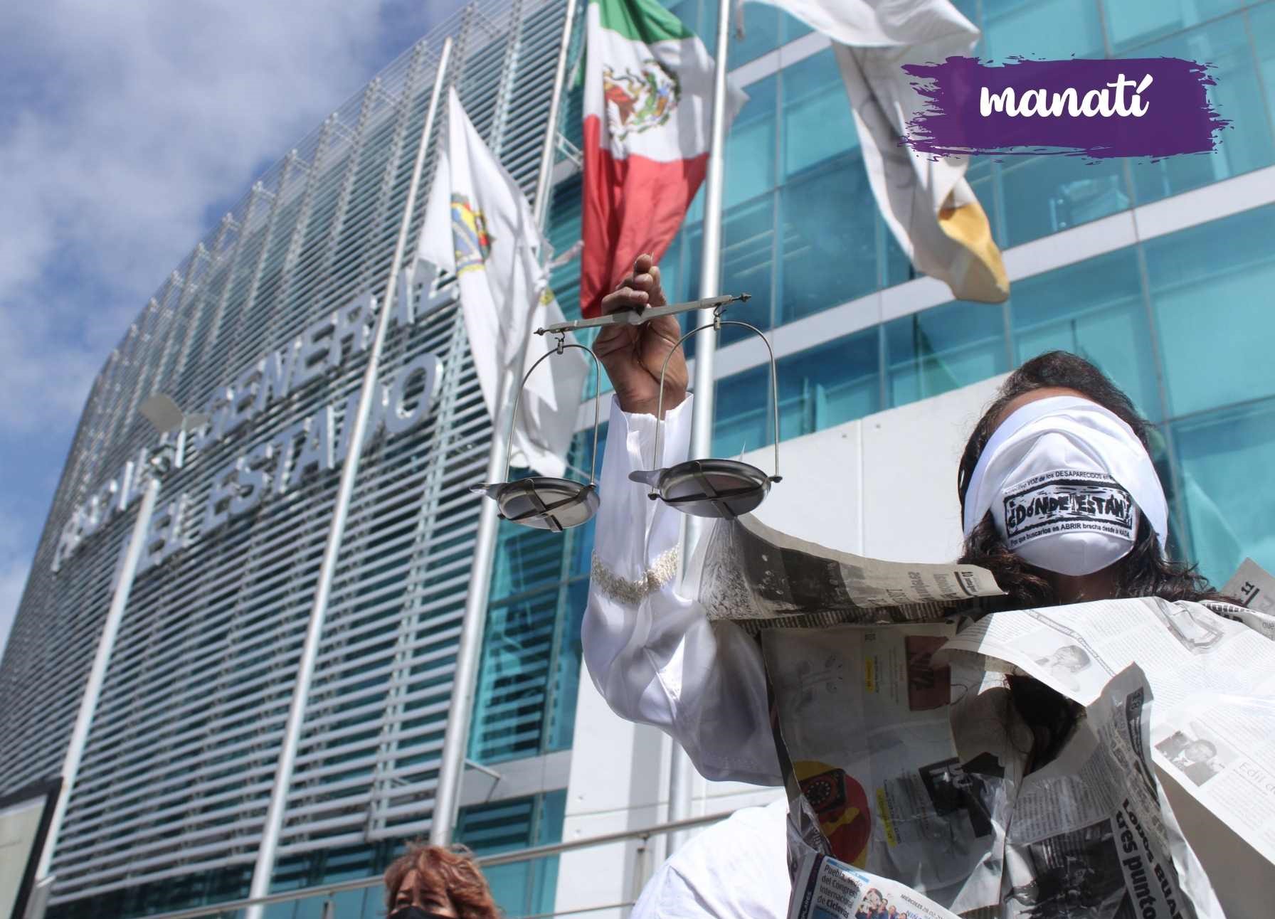 protesta personas desaparecidas Puebla