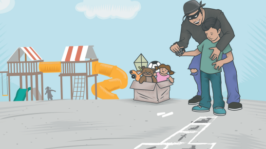 Infancias en riesgo de ser reclutadas por el crimen en Puebla 1 infancias de puebla crimen organizado. Ilustración