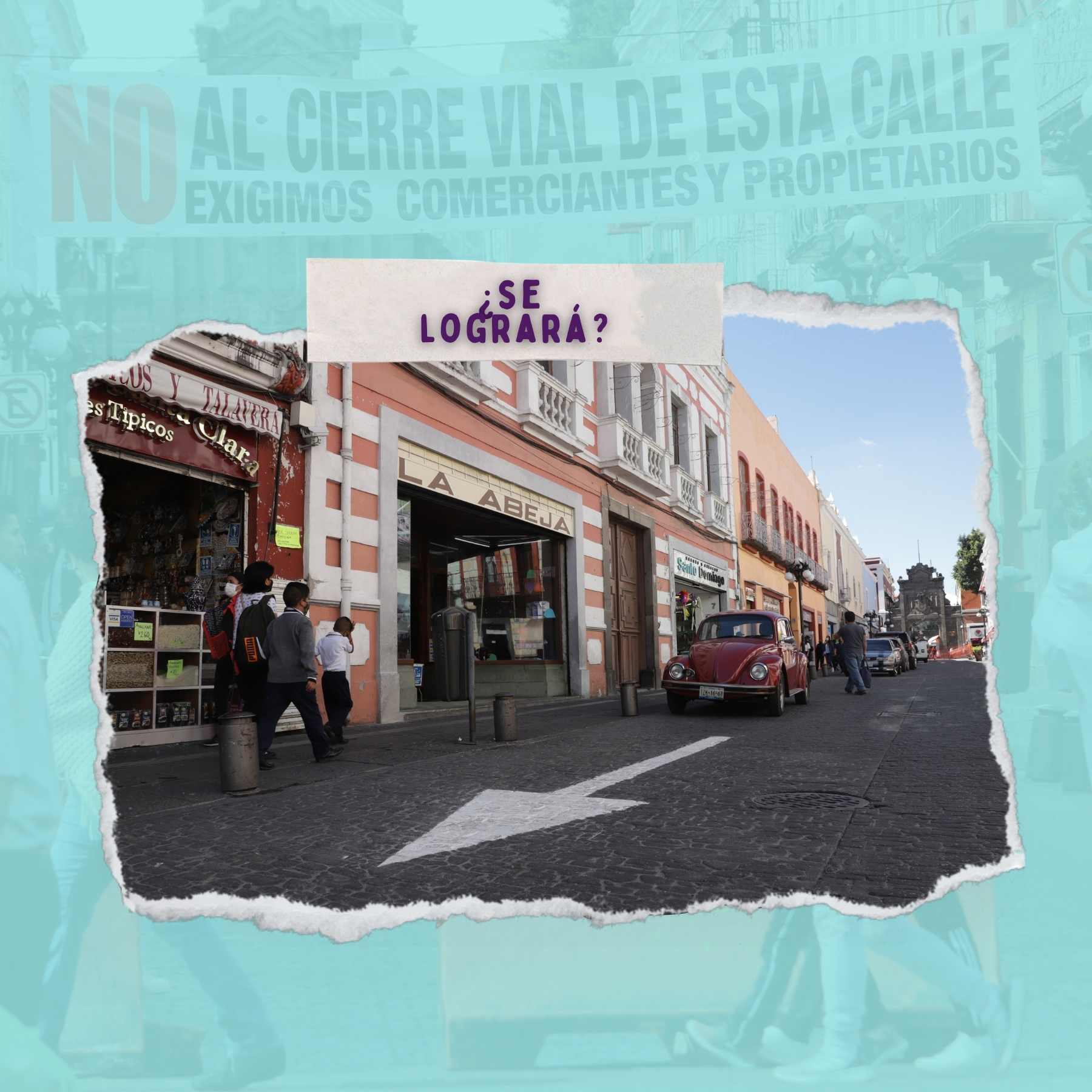 calle de los dulces, 6 oriente del centro de Puebla
