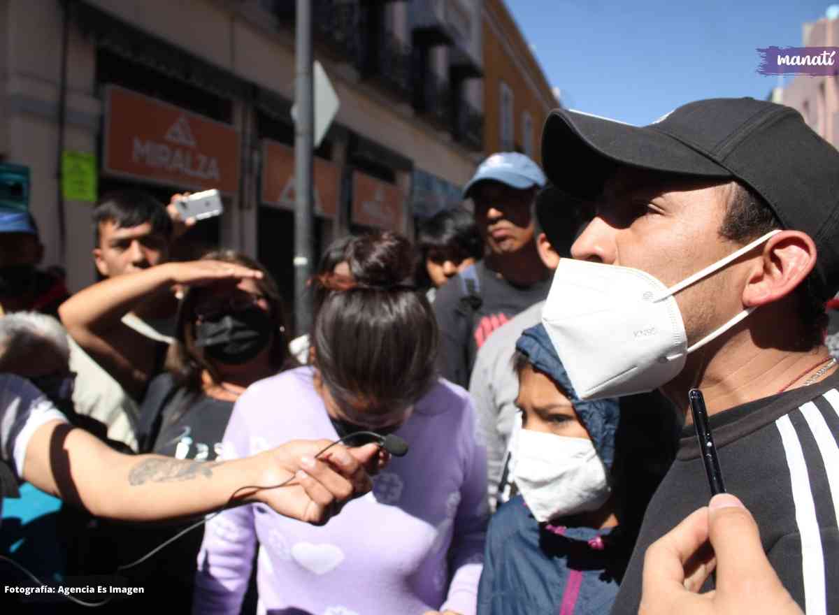 comerciantes ambulantes en Puebla