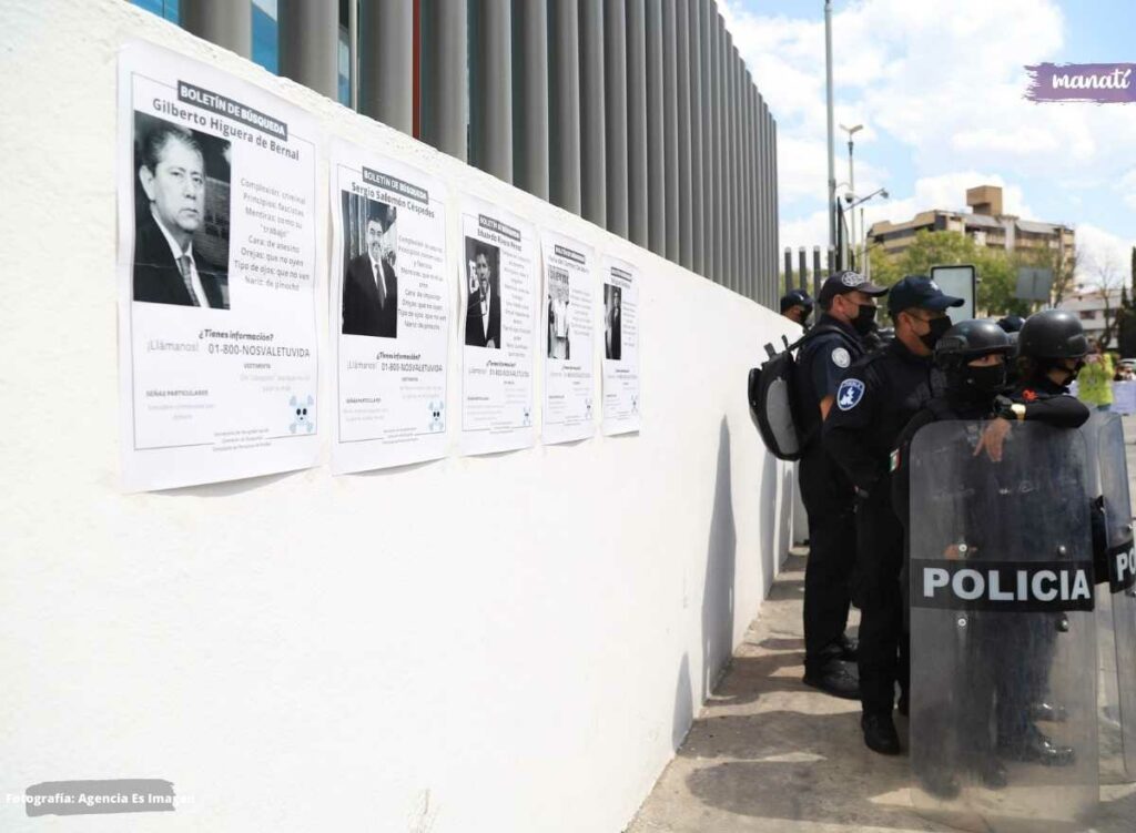 policías 8m puebla mujeres personas desaparecidas fiscalía