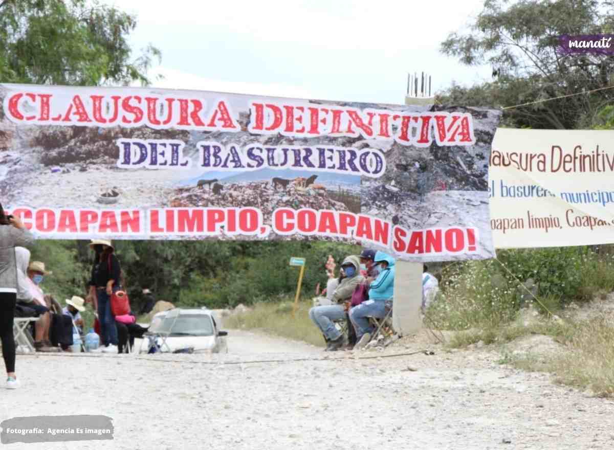 Relleno Tehuacán sanitario basurero coapan