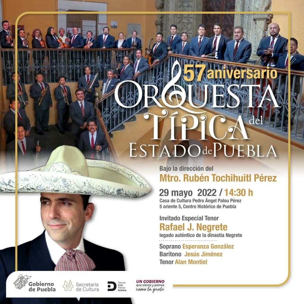 Orquesta típica Puebla concierto