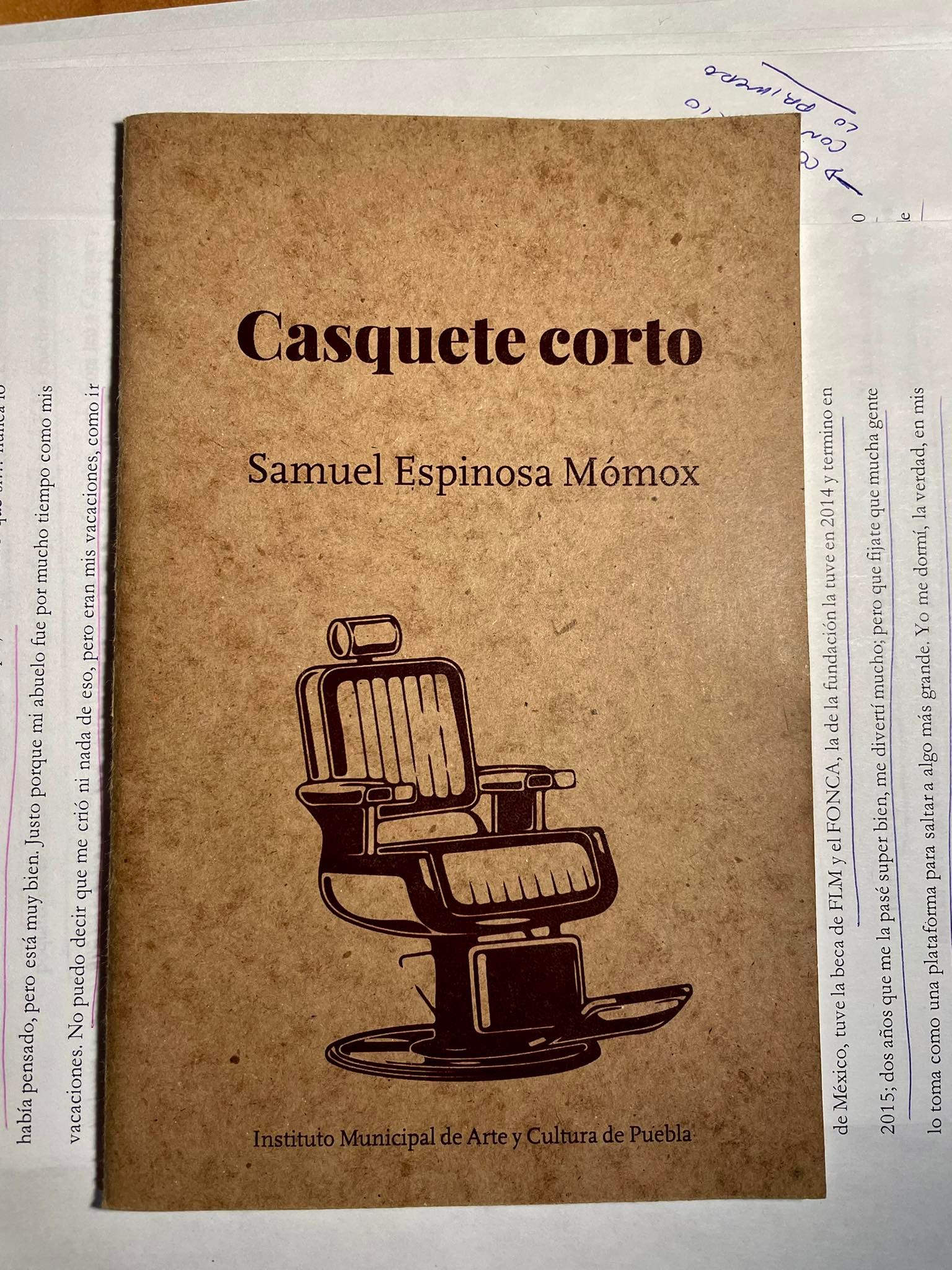 casquete corto samuel espinosa mómox poesía poemas