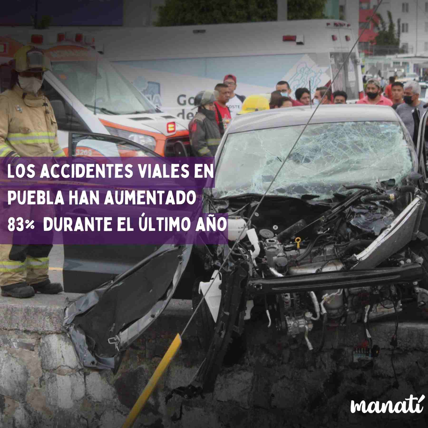 accidentes viales en Puebla