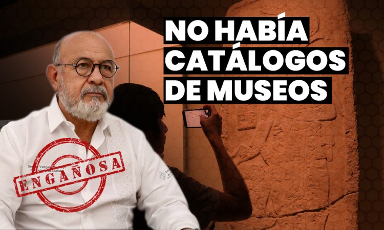 No había catálogos de museos: mentiras Sergio Vergara