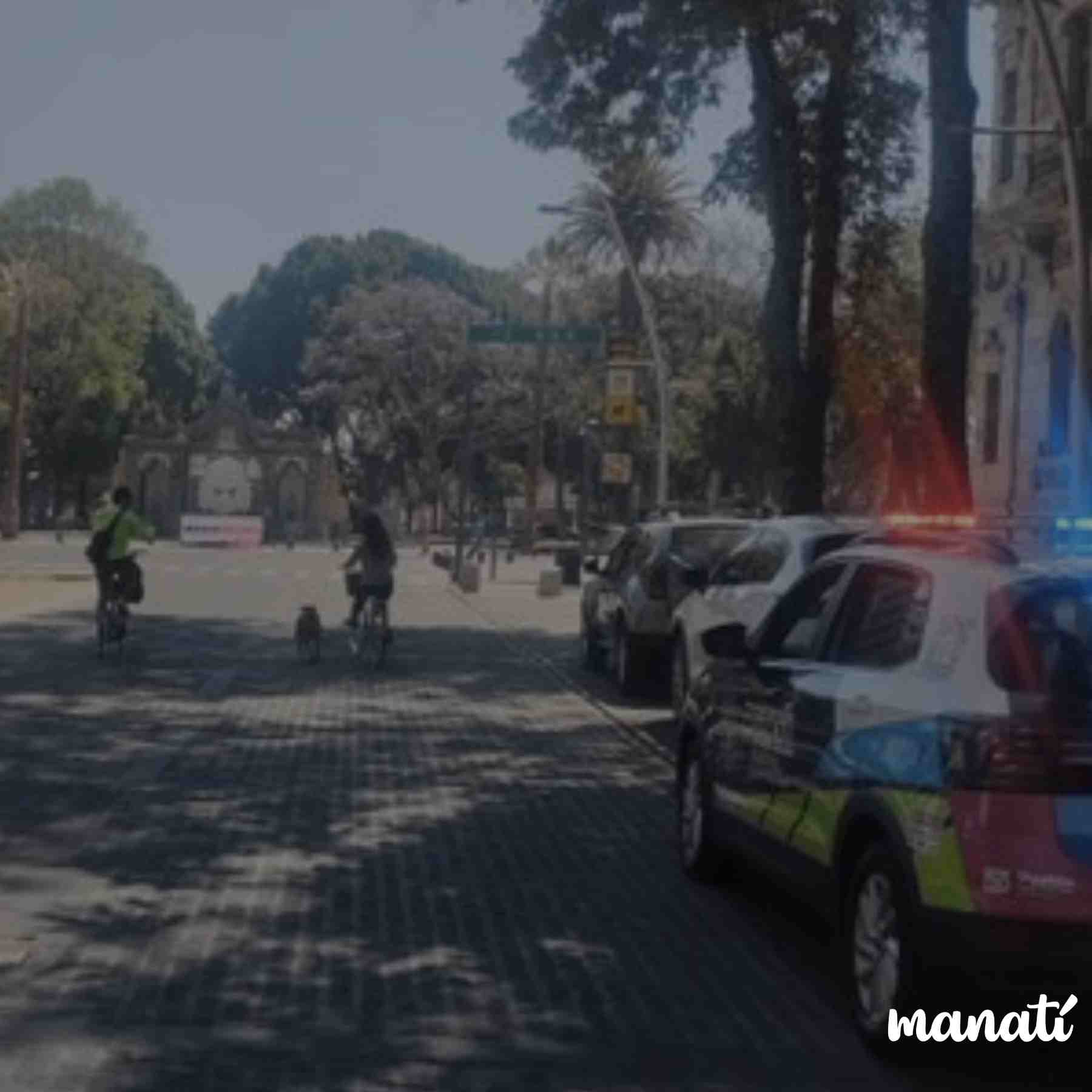 gran paseo puebla autos estacionados