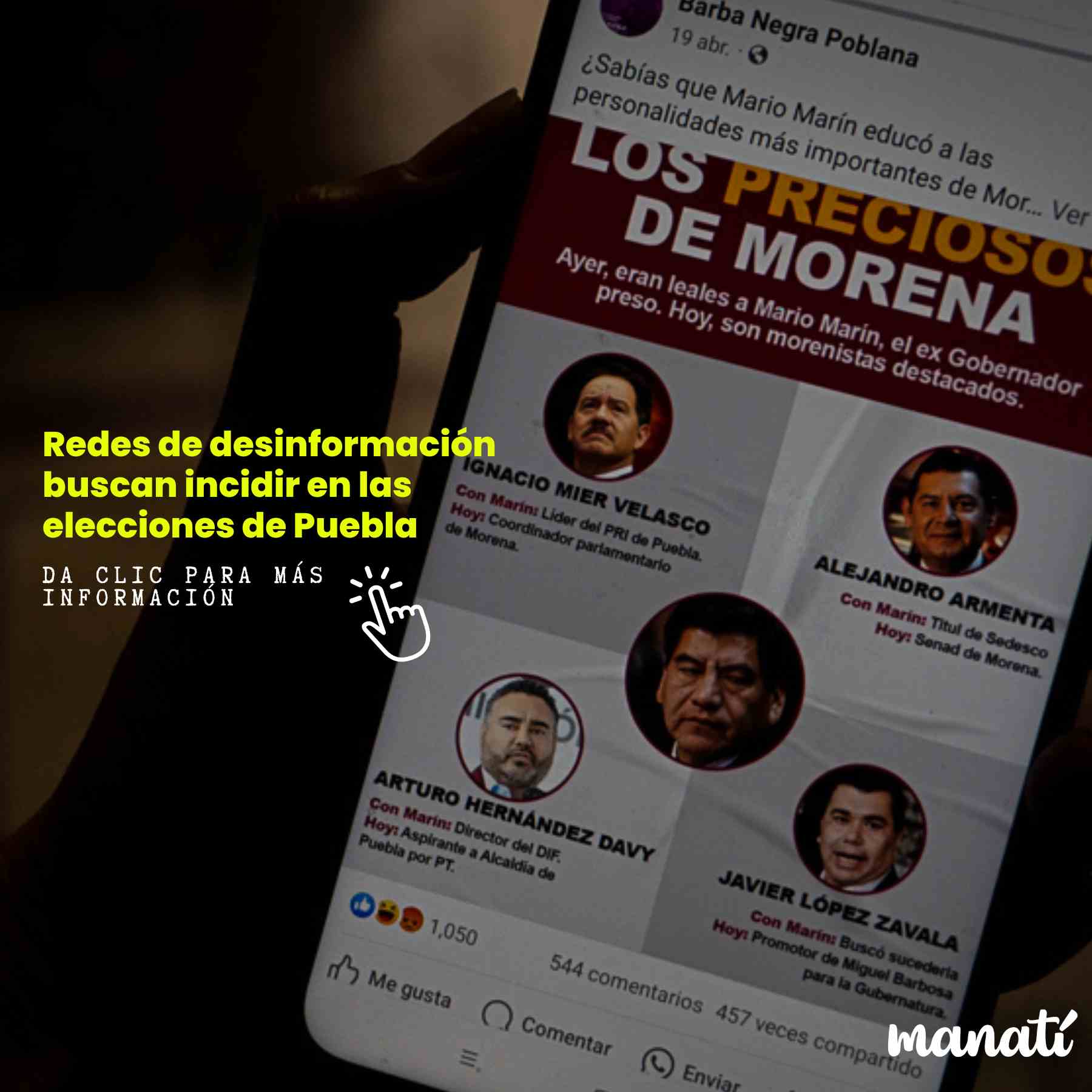 redes deinformación puebla