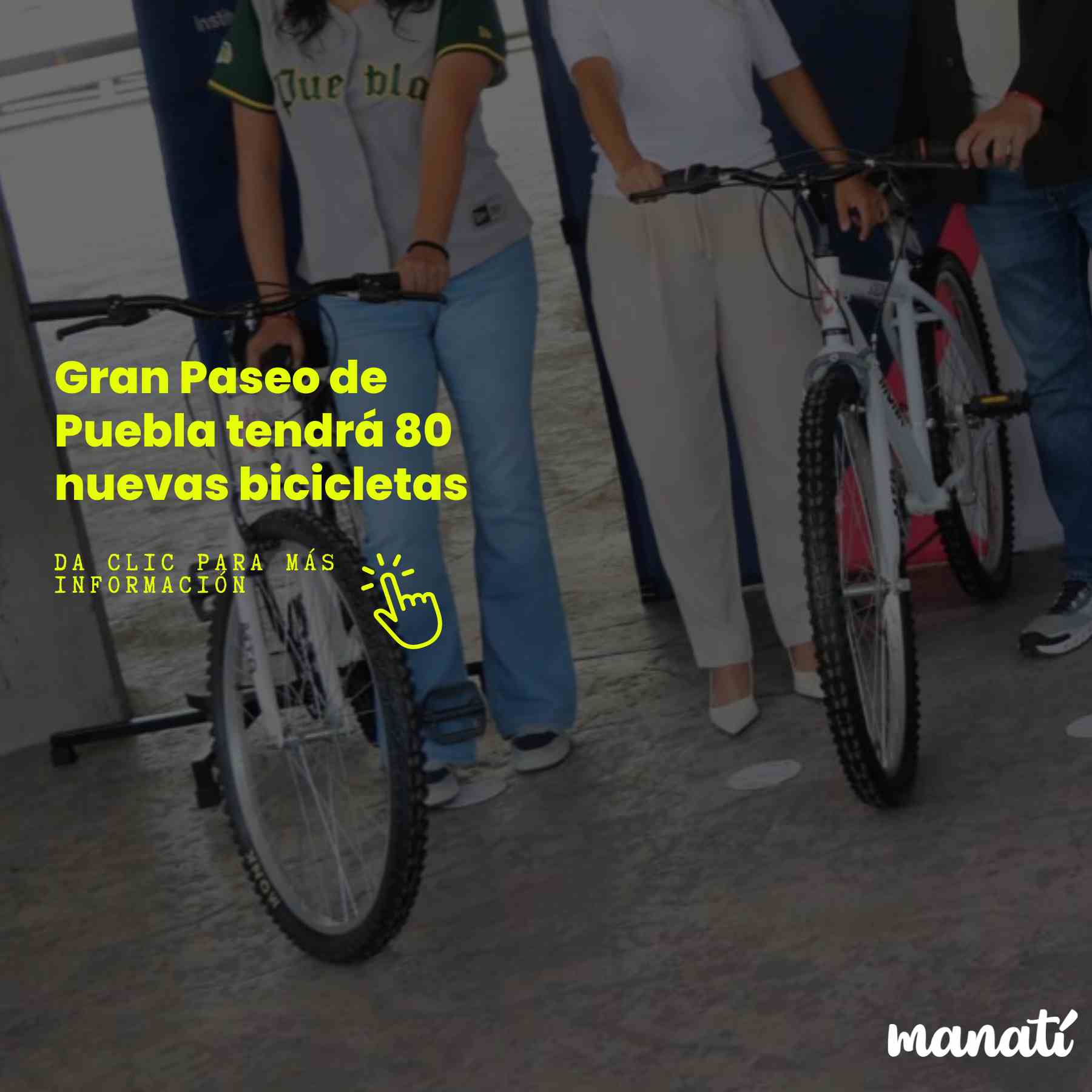 Gran Paseo de Puebla bicicletas