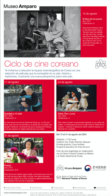 ciclo de cine coreano puebla