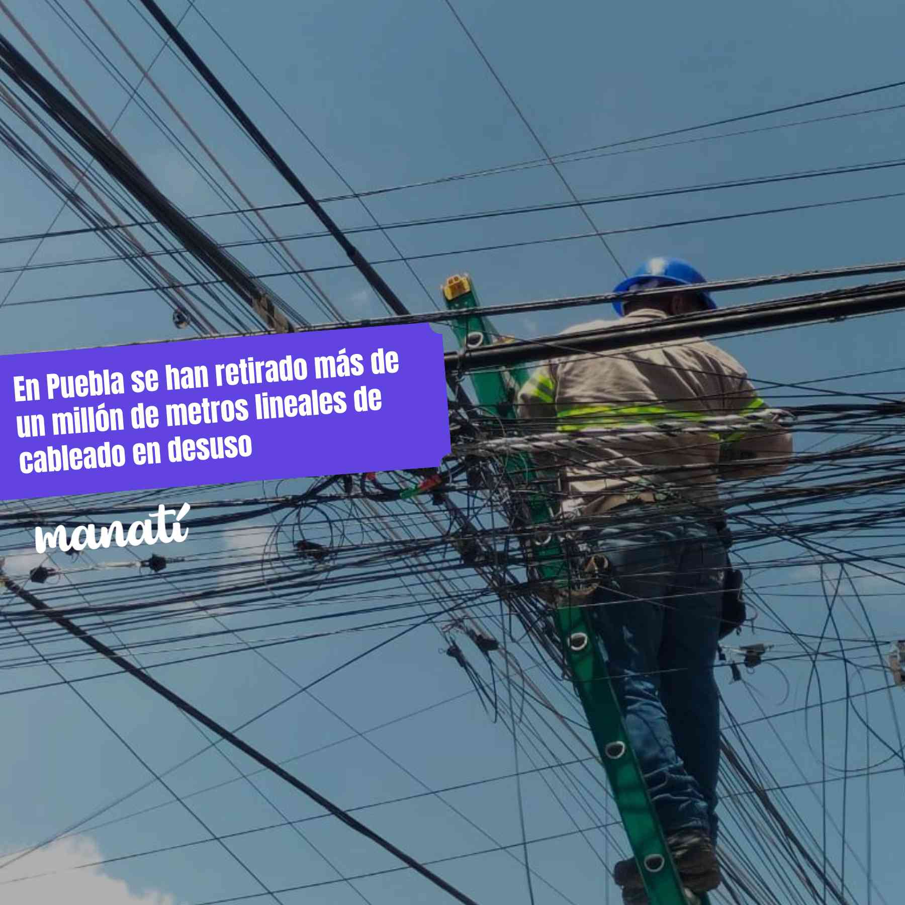 cableado en desuso puebla