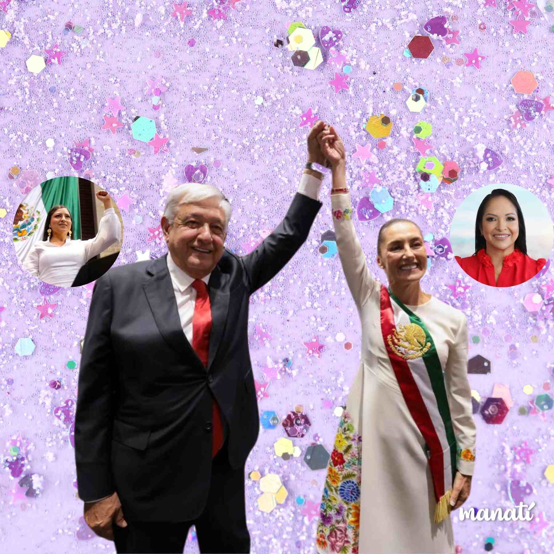 claudia rivera liz sánchez poblanas sheinbaum amlo