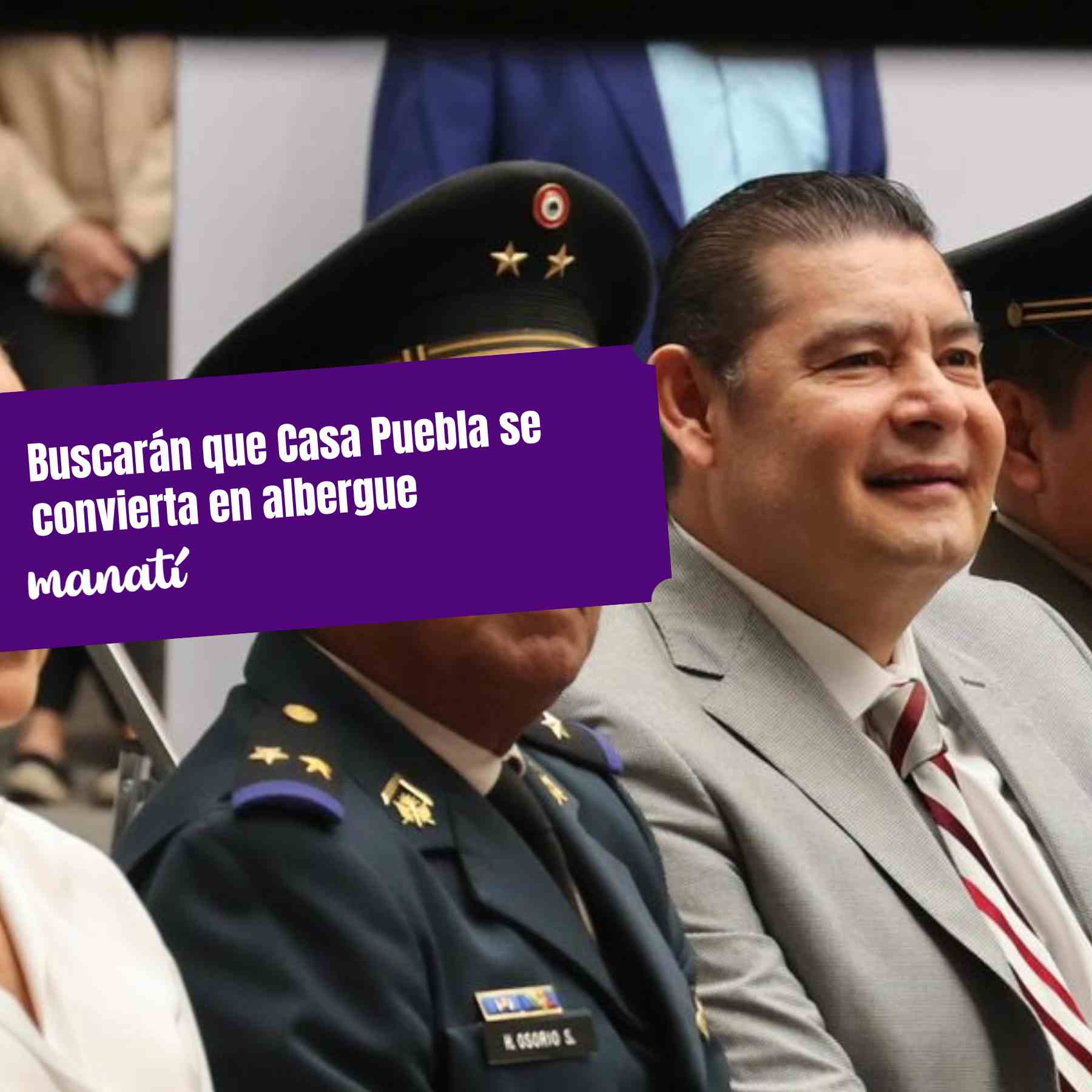 El gobernador electo de Puebla dijo que durante su gobierno buscará que Casa Puebla se convierta en albergue para niños y niñas en situación de calle.