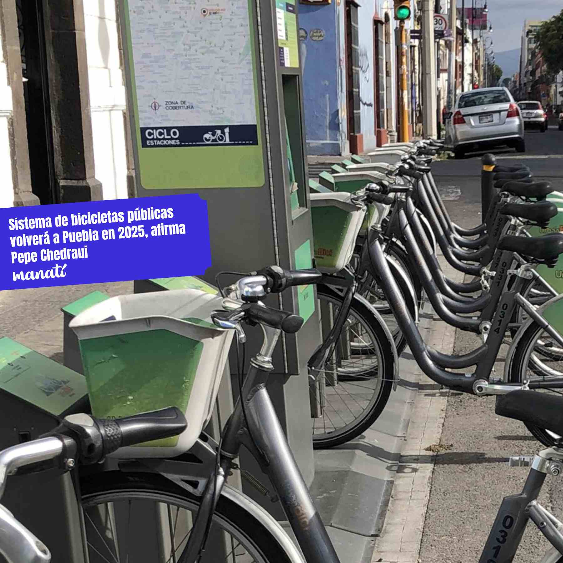 pepe chedraui anuncia bicicletas públicas en 2025