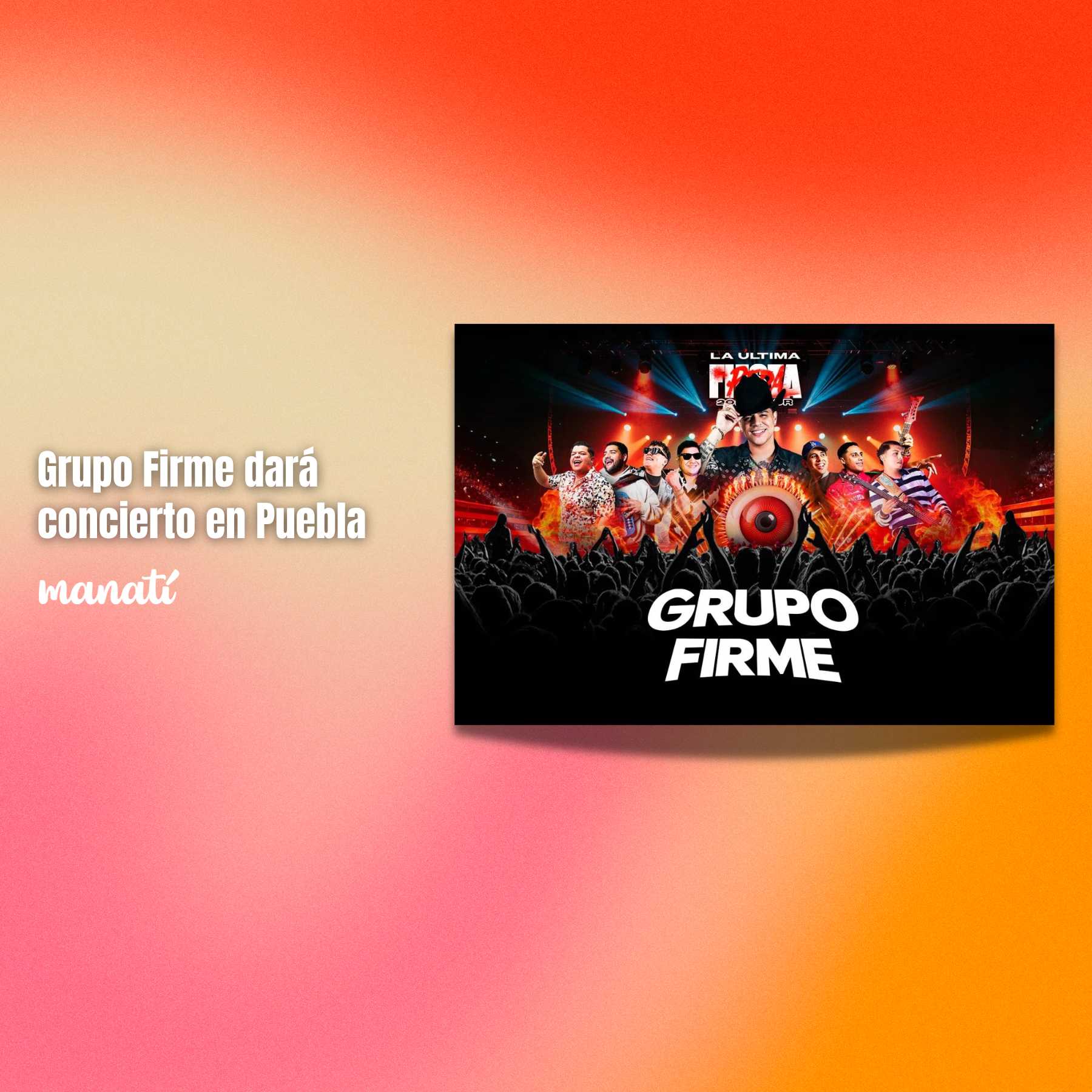 grupo firme en puebla concierto 2025