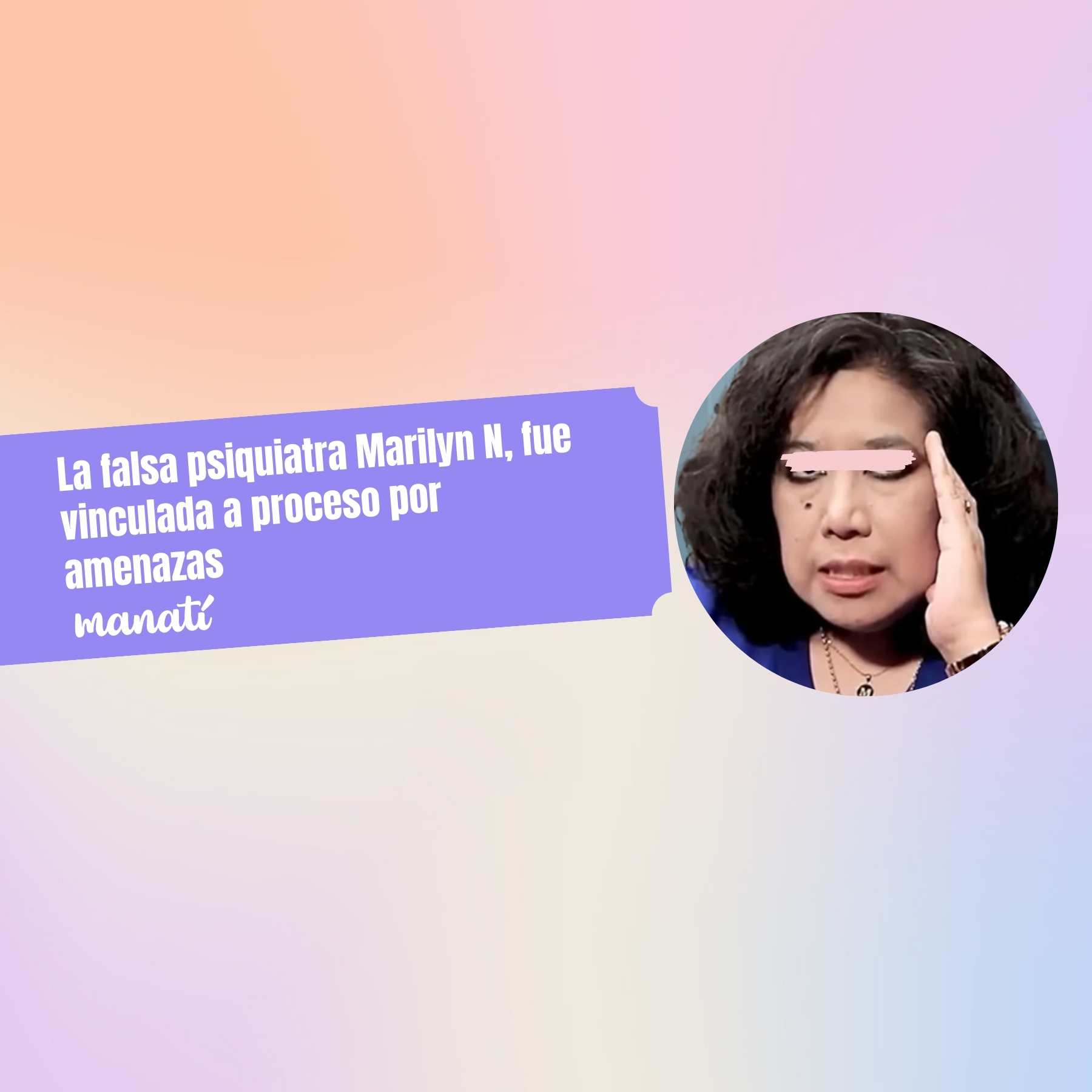 marilyn cote vinculada a proceso amenazas