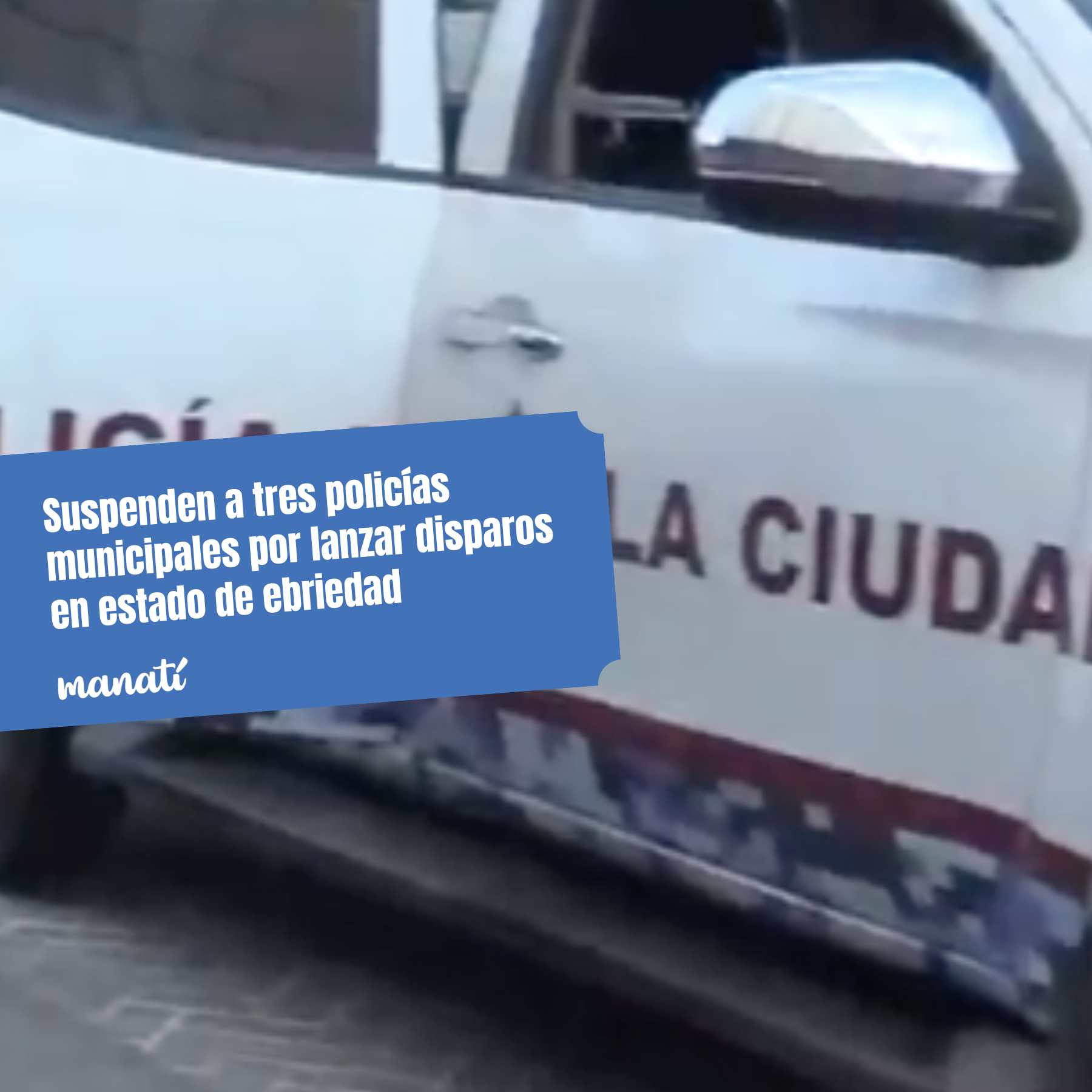 policias municipales suspendidos por disparar en estado de ebriedad bosques del pilar