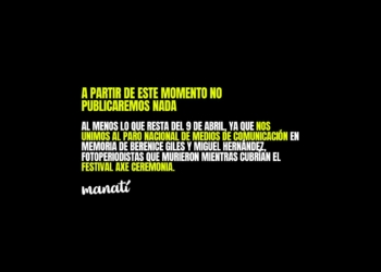 paro nacional de medios