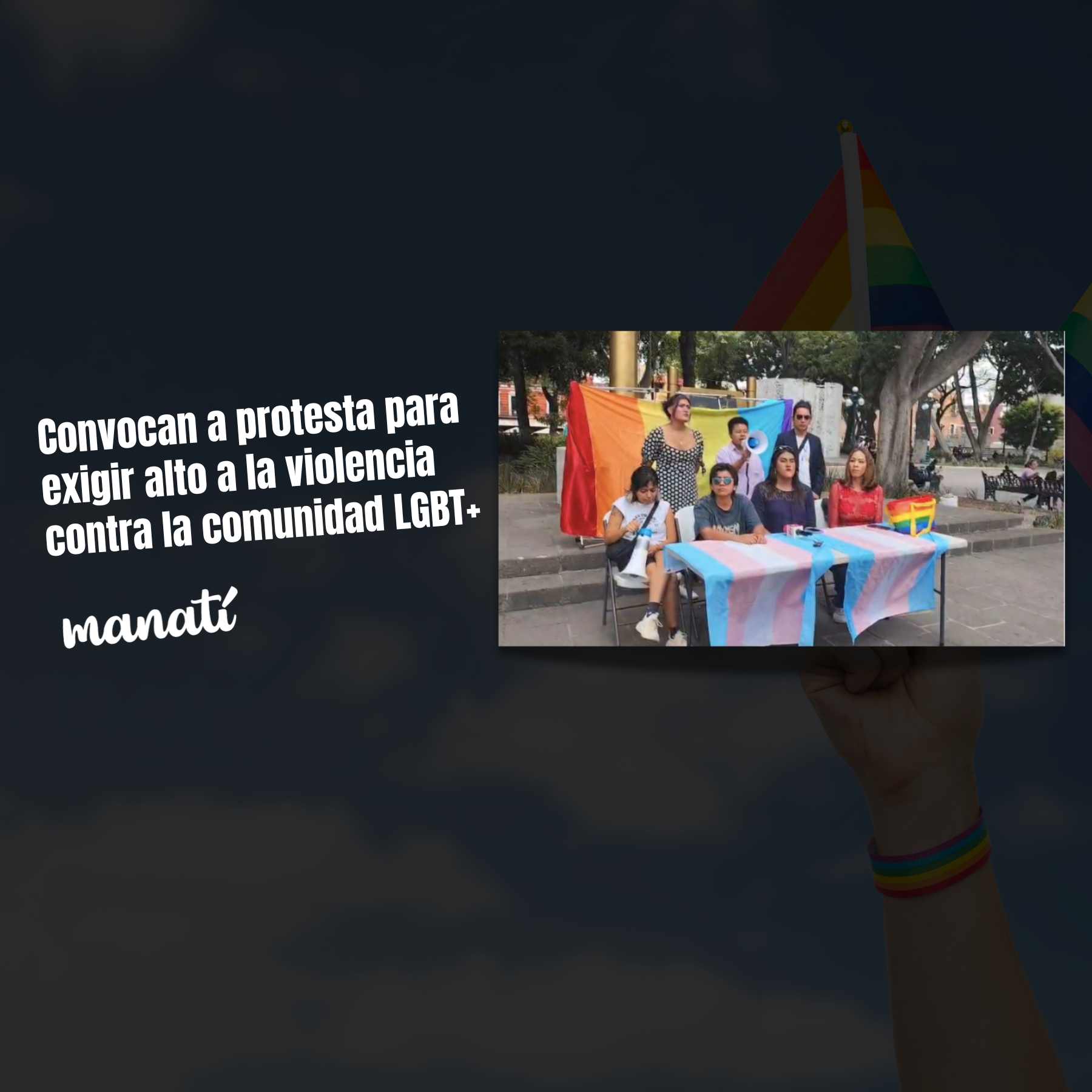 Convocan a protesta para exigir alto a la violencia contra la comunidad LGBT+