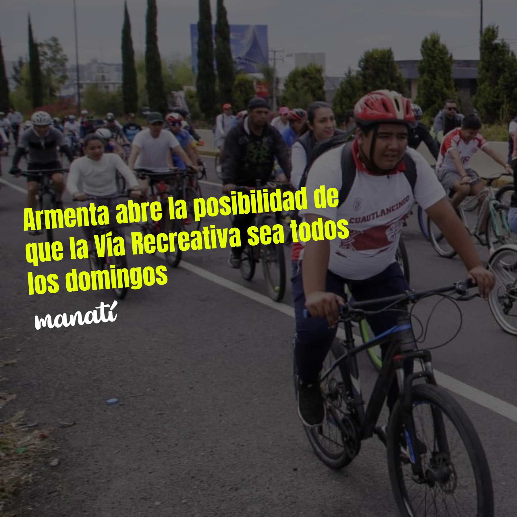 vía recreativa todos los domingos