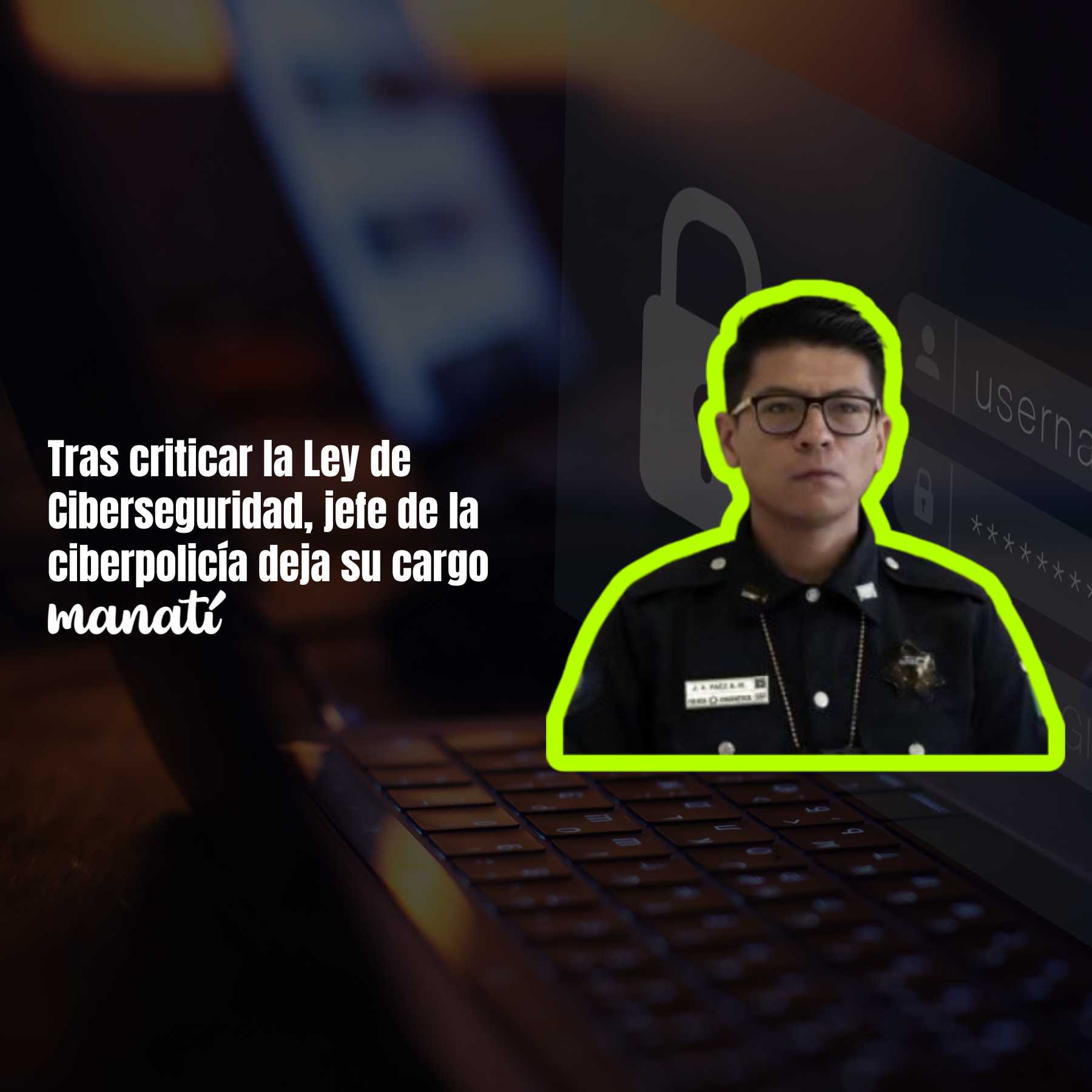 Tras criticar la reforma a la Ley de Ciberseguridad que aprobó el Congreso de Puebla, Jesús Alfredo Páez San Martín dejó la Policía Estatal cibernética