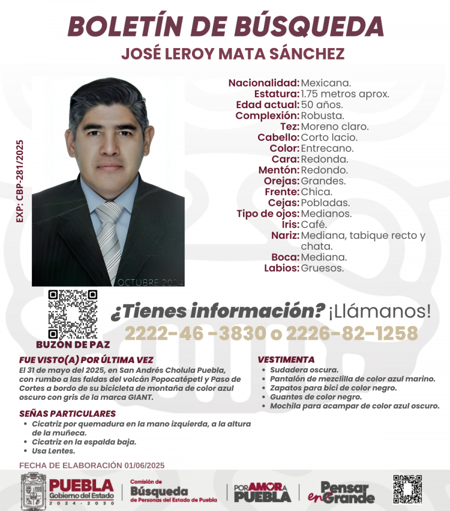 Desaparece ciclista en la zona del Cerro Zapotecas; esto informaron las autoridades sobre el caso registrado.
