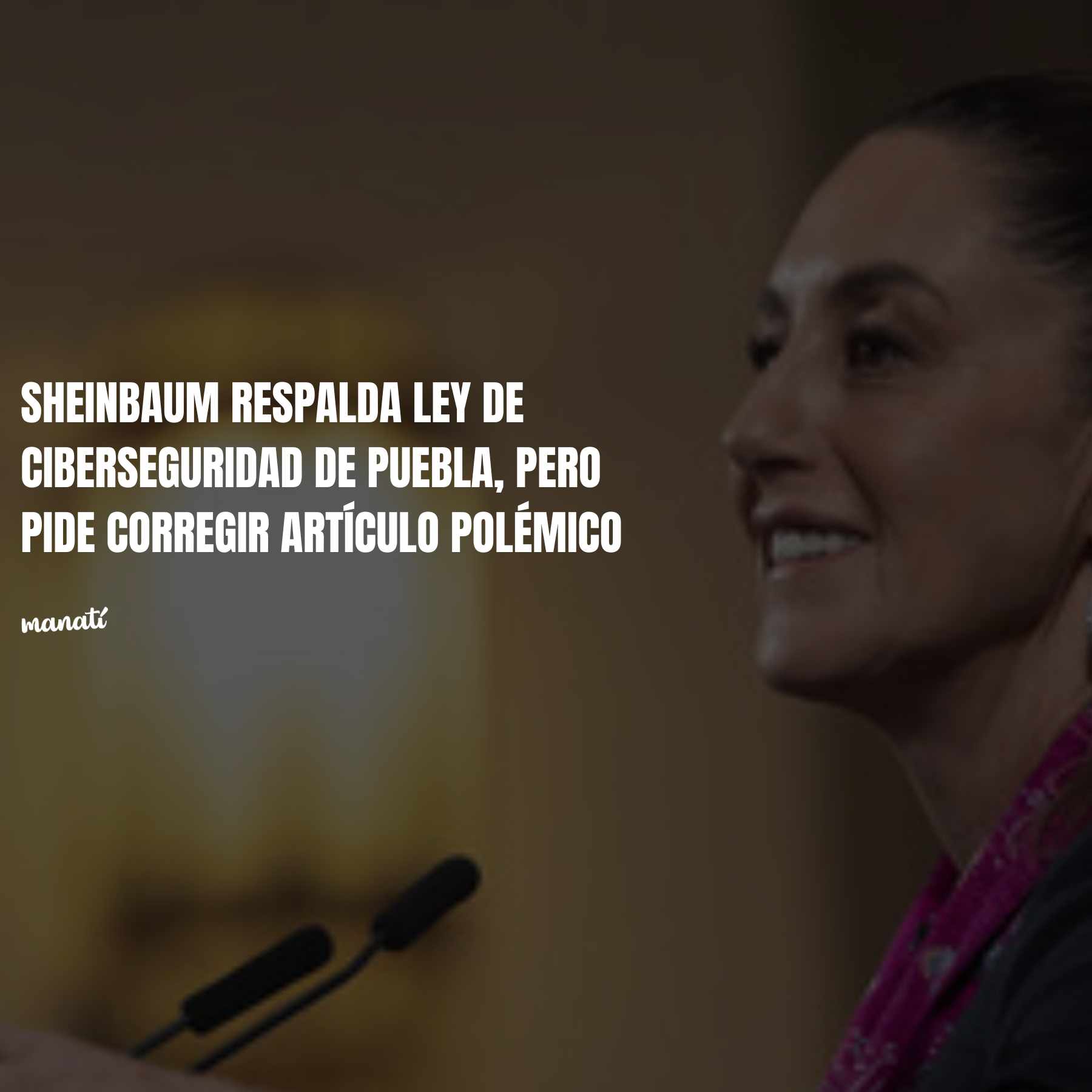 sheinbaum respalda ley de ciberseguridad de puebla