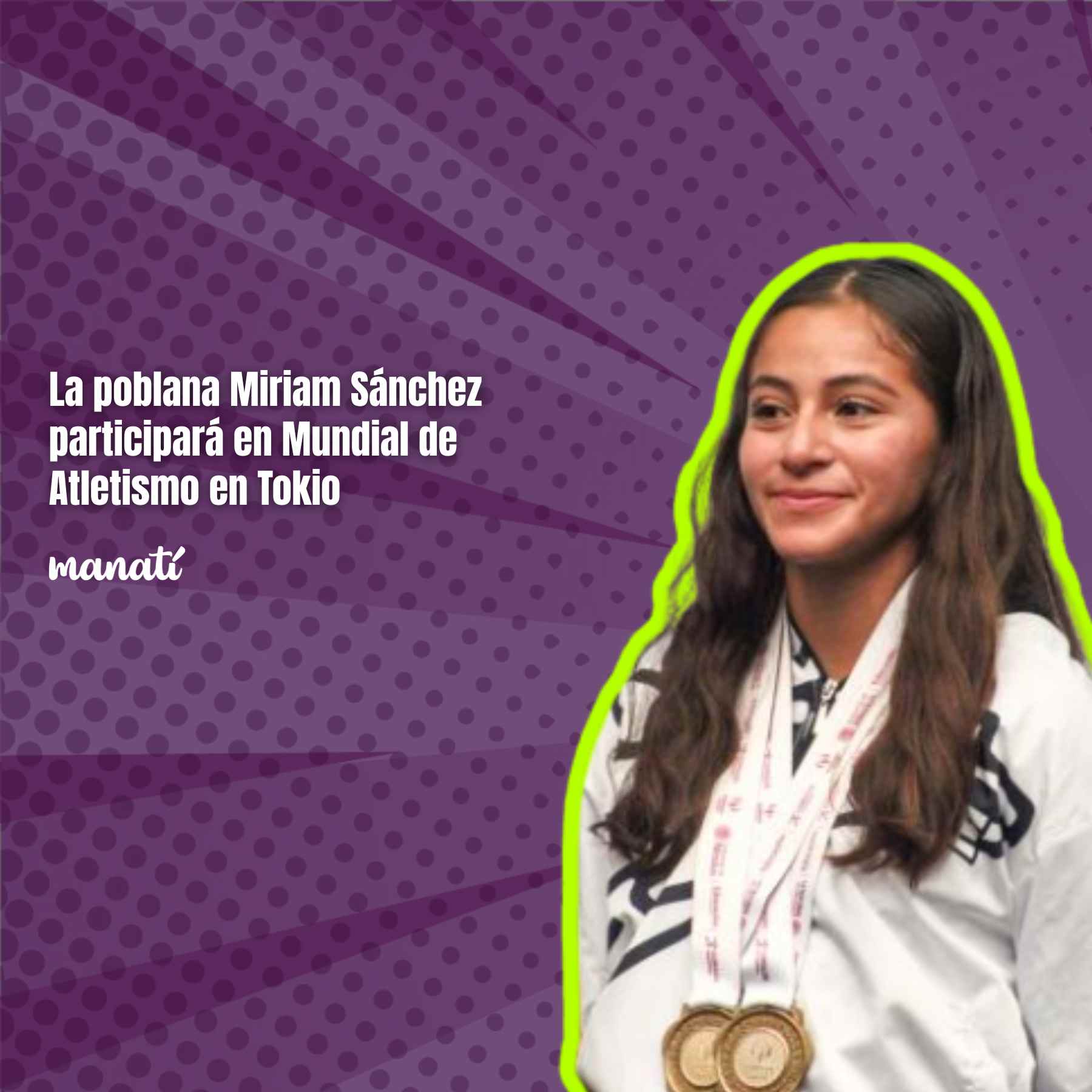 La poblana Miriam Sánchez participará en Mundial de Atletismo en Tokio