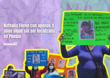 Nathalia Eileen con apenas 3 años sigue sin ser localizada en Puebla