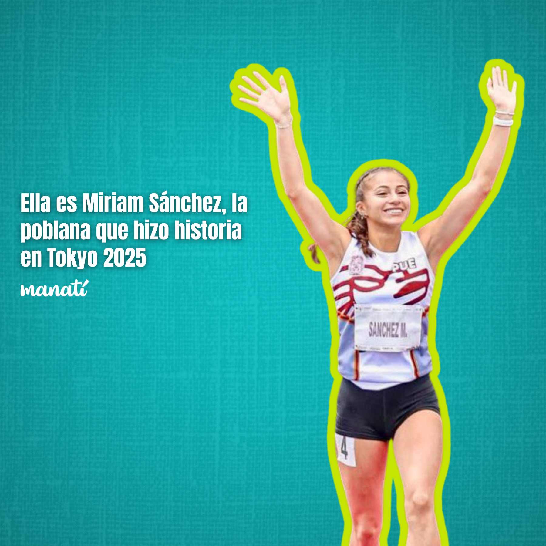 Ella es Miriam Sánchez, la poblana que hizo historia en Tokyo 2025 