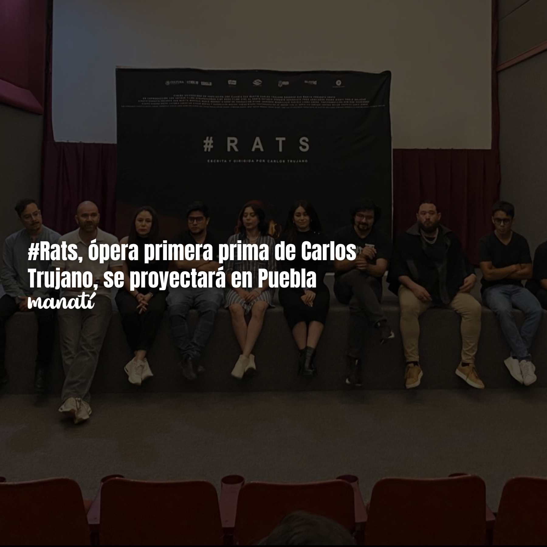 #Rats, ópera primera prima de Carlos Trujano, se proyectará en Puebla