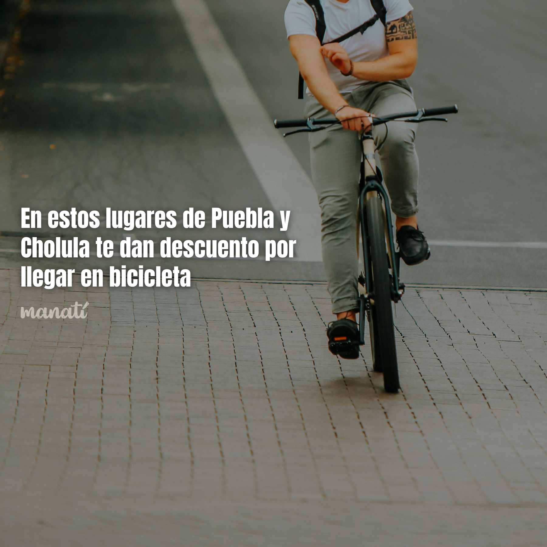 lugares en puebla con descuentos por llegar en bicicleta