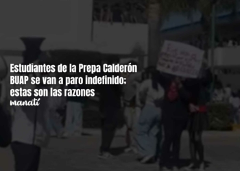 Estudiantes de la Prepa Calderón BUAP se van a paro indefinido; estas son las razones