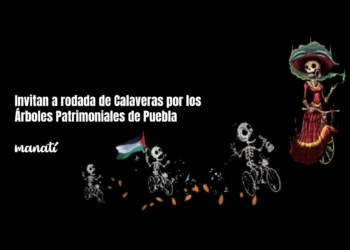 Invitan a rodada de Calaveras por los Árboles Patrimoniales de Puebla