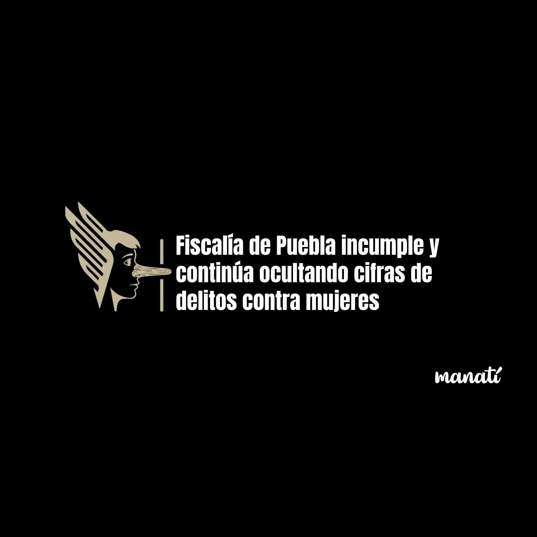 Fiscalía de Puebla incumple y continúa ocultando cifras de delitos contra mujeres