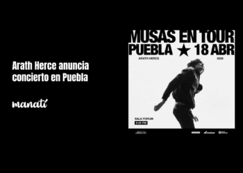 Arath Herce anuncia concierto en Puebla