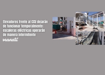 Elevadores frente al CCU dejarán de funcionar temporalmente; escaleras eléctricas operarán de manera intermitente